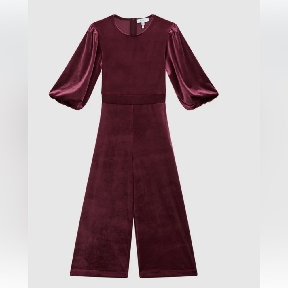Reiss Matilda Velvet Jumpsuit